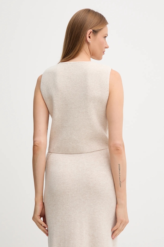 Odzież OUI kamizelka z wełną 86170 beżowy