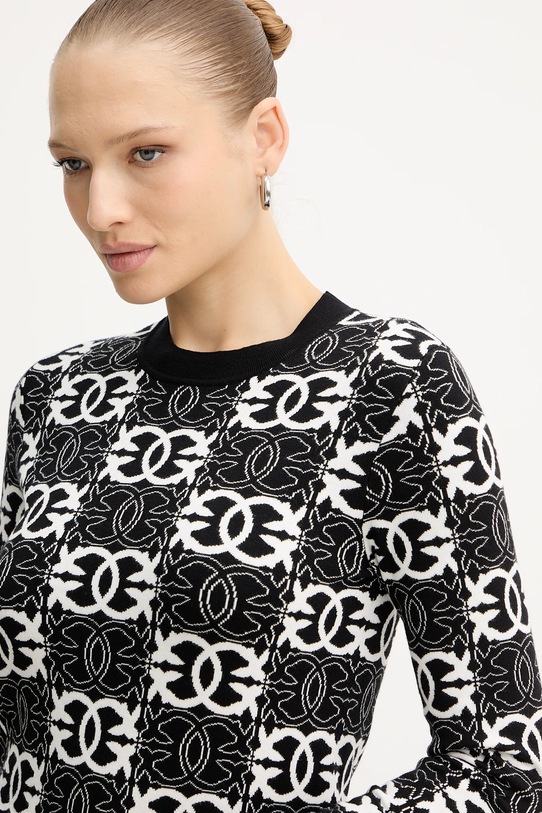 Pinko sweter czarny 106041.A2YD