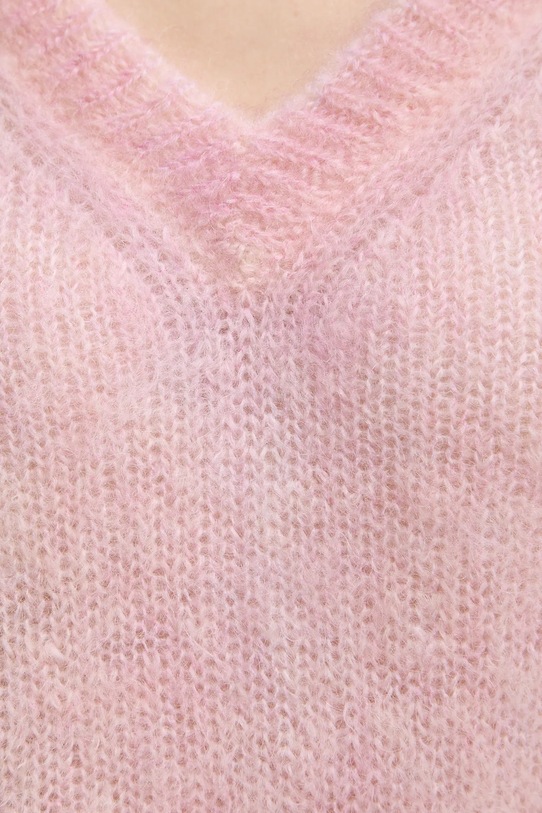 Pinko sweter z dodatkiem moheru 105945.A2YF różowy