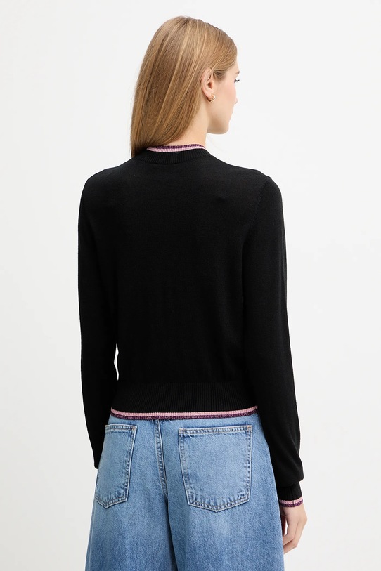 Îmbrăcăminte Versace Jeans Couture pulover de lână 79HAFM20.CMH62 negru