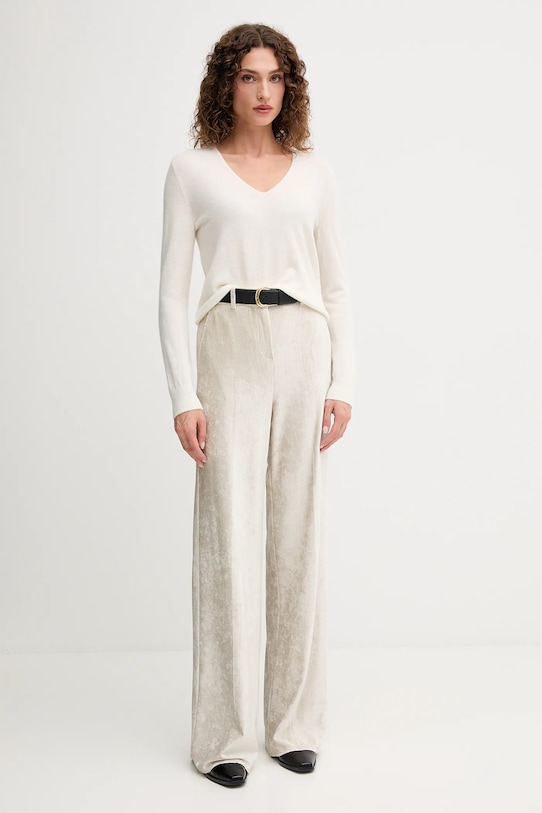 Μάλλινο πουλόβερ United Colors of Benetton 1002D401Y μπεζ AW25