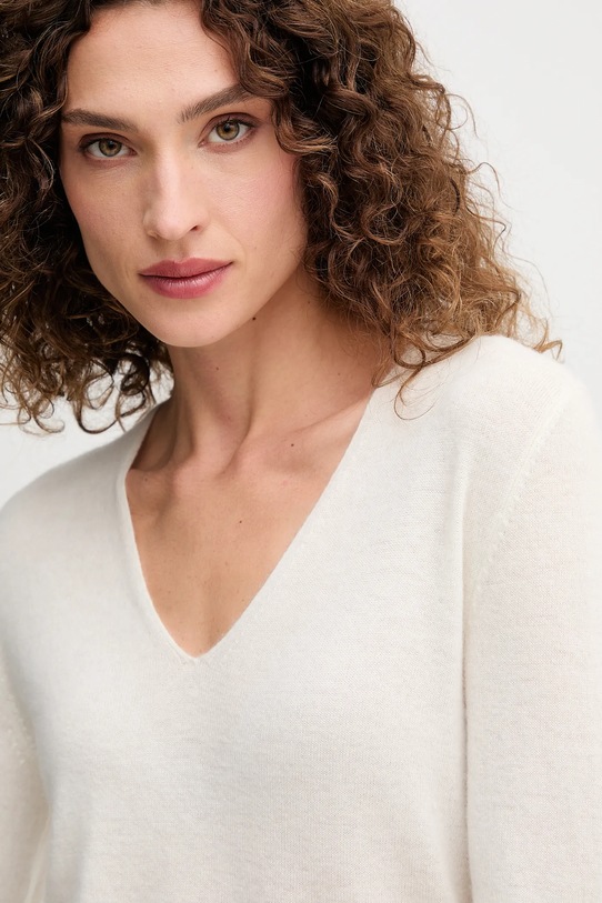 United Colors of Benetton maglione in lana beige 1002D401Y