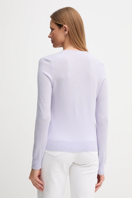 Odzież United Colors of Benetton sweter wełniany 1002D401Y fioletowy