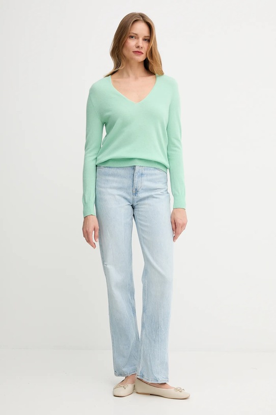 Μάλλινο πουλόβερ United Colors of Benetton 1002D401Y πράσινο AW25