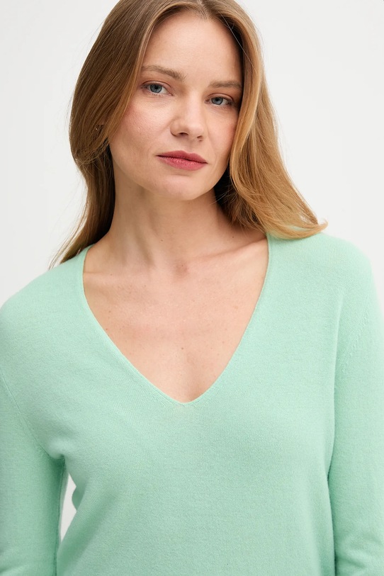 Μάλλινο πουλόβερ United Colors of Benetton πράσινο 1002D401Y