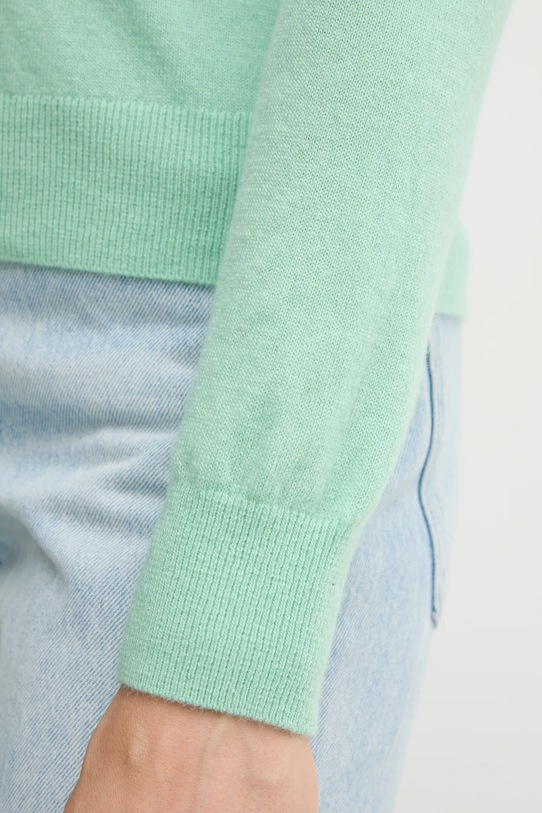 Μάλλινο πουλόβερ United Colors of Benetton 1002D401Y πράσινο