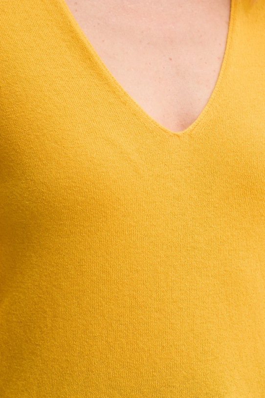 Вълнен пуловер United Colors of Benetton 1002D401Y жълт