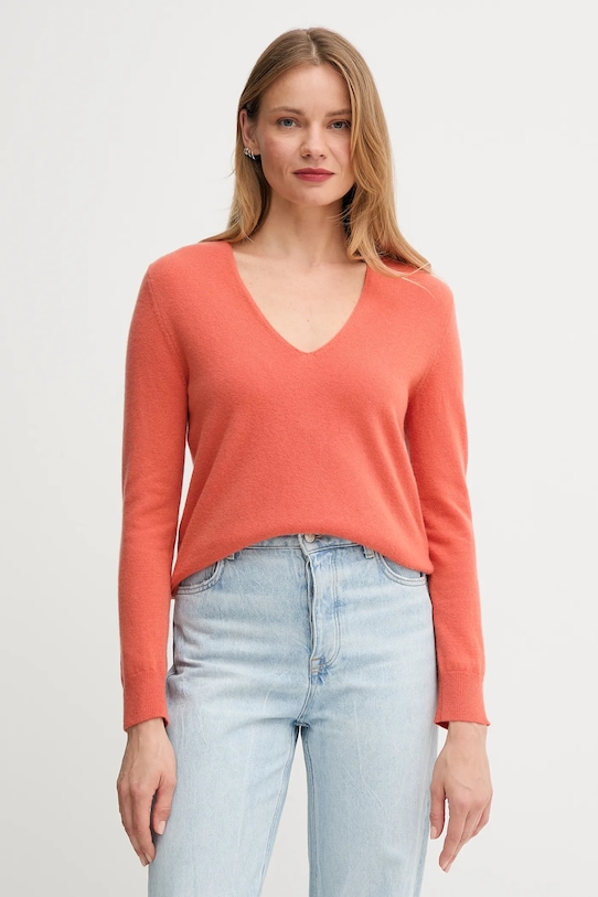 Vlnený sveter United Colors of Benetton vlna oranžová 1002D401Y