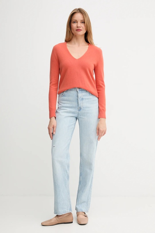 United Colors of Benetton maglione in lana 1002D401Y arancione AW25