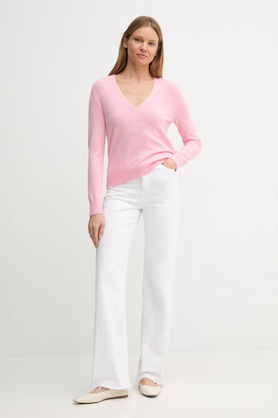 United Colors of Benetton maglione in lana 1002D401Y rosa AW25