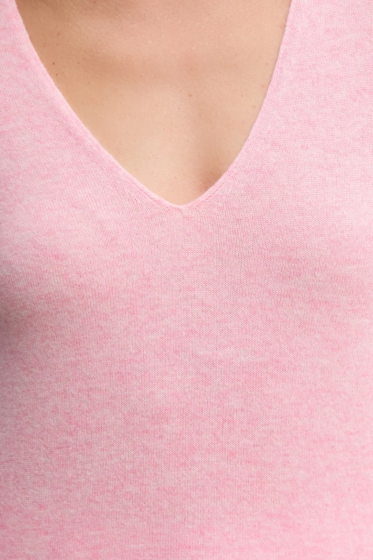 Вълнен пуловер United Colors of Benetton 1002D401Y розов