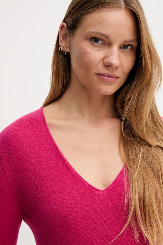 United Colors of Benetton sweter wełniany różowy 1002D401Y