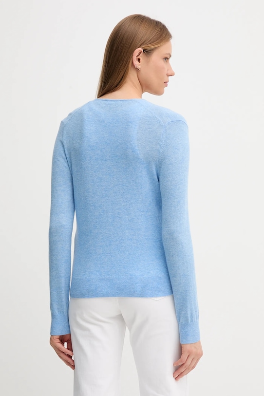 Odzież United Colors of Benetton sweter wełniany 1002D401Y niebieski