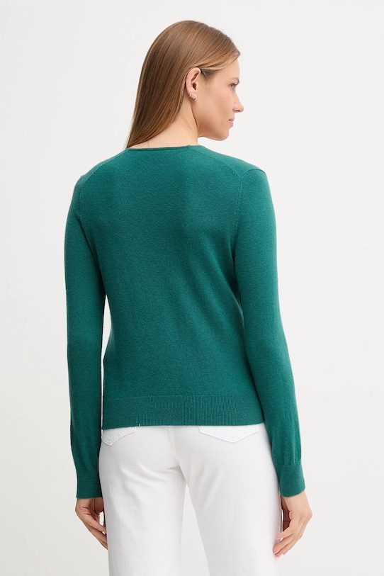Odzież United Colors of Benetton sweter wełniany 1002D401Y zielony