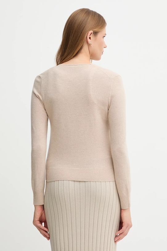 Odzież United Colors of Benetton sweter wełniany 1002D401Y beżowy