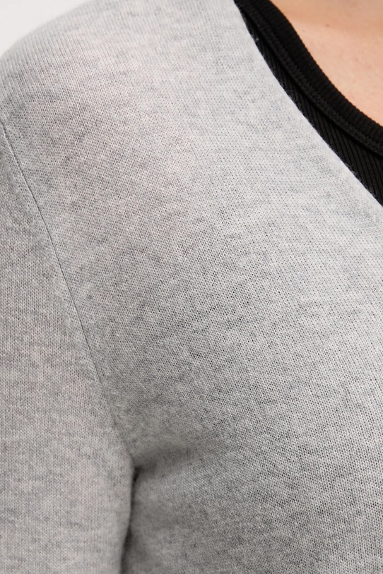 United Colors of Benetton sweter wełniany 1002D401Y szary