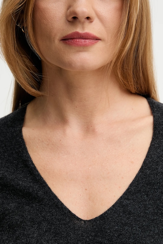 Vlnený sveter United Colors of Benetton 1002D401Y sivá