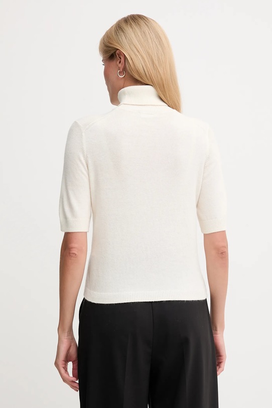 Odzież United Colors of Benetton sweter z dodatkiem wełny dziecięcy 102HD203X beżowy