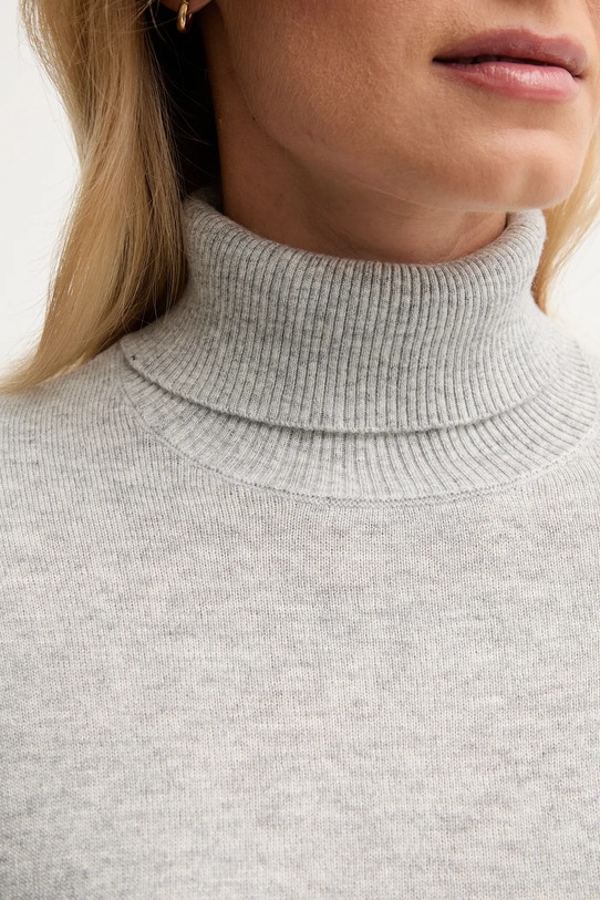 United Colors of Benetton sweter z dodatkiem wełny dziecięcy 102HD203X szary