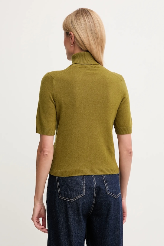 Odzież United Colors of Benetton sweter z dodatkiem wełny dziecięcy 102HD203X zielony