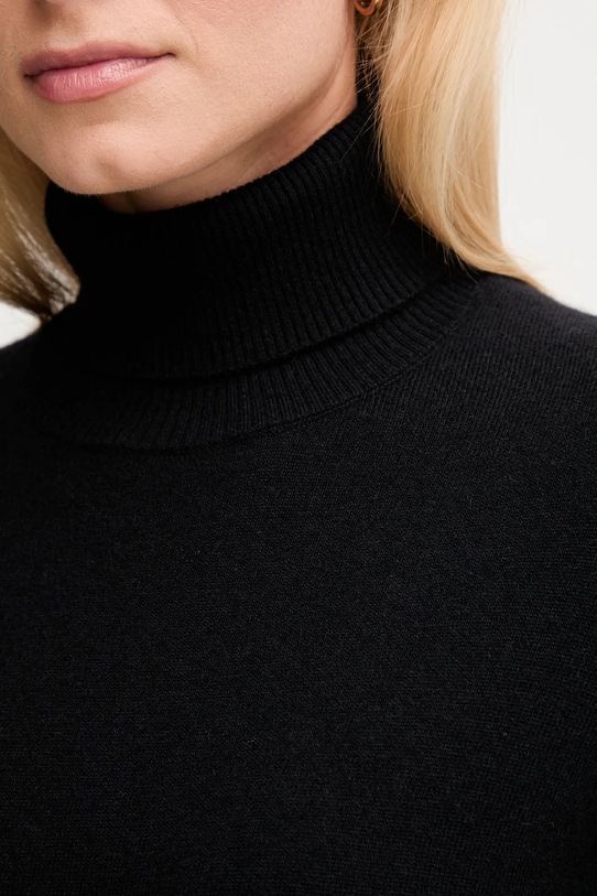 United Colors of Benetton sweter z dodatkiem wełny dziecięcy 102HD203X czarny