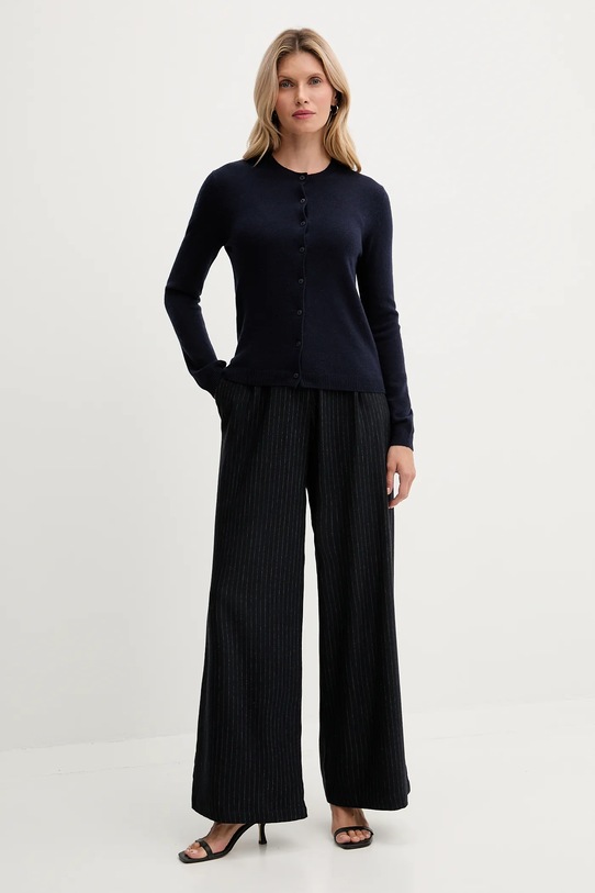 United Colors of Benetton kardigan z dodatkiem wełny 102HD502B granatowy AW25