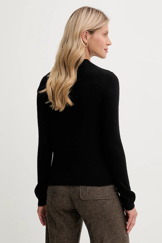 Îmbrăcăminte United Colors of Benetton cardigan din amestec de lână 102HD502B negru