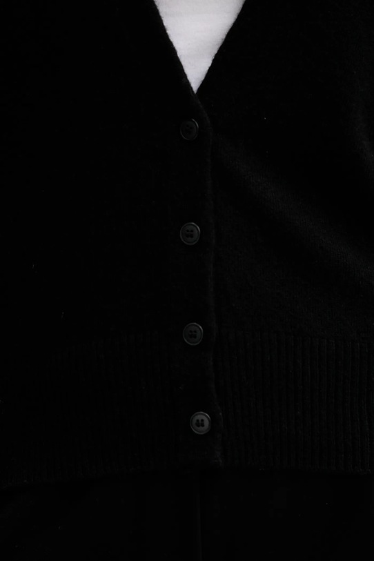 United Colors of Benetton kardigan z dodatkiem wełny 102HD6052 czarny