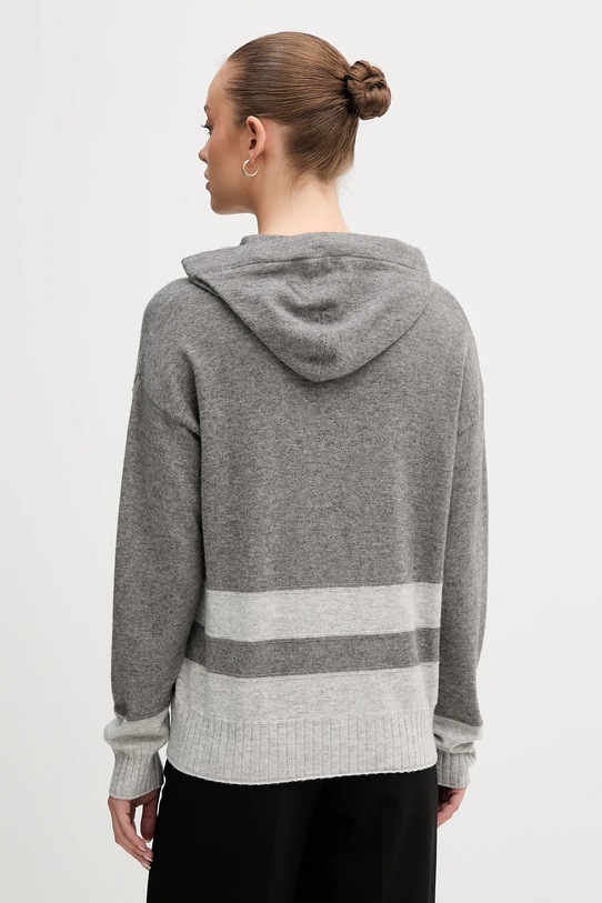 Odzież United Colors of Benetton sweter z dodatkiem wełny 102HE203V szary