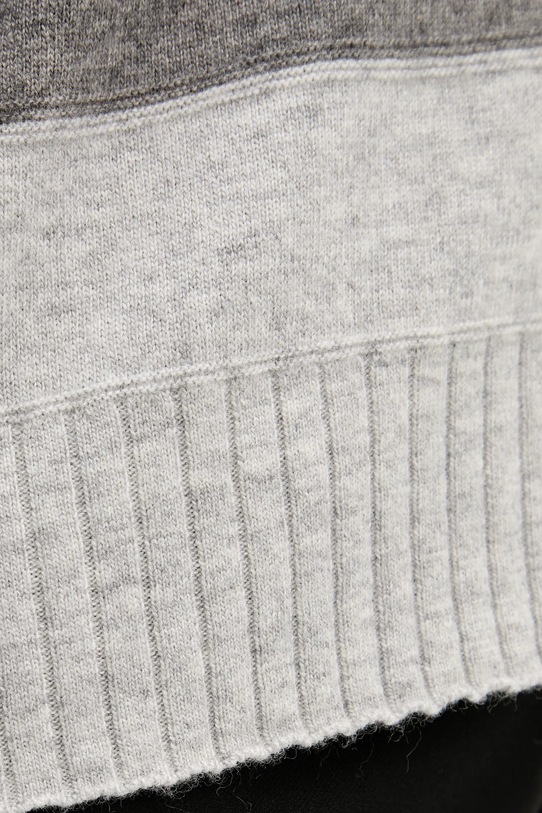 United Colors of Benetton sweter z dodatkiem wełny 102HE203V szary