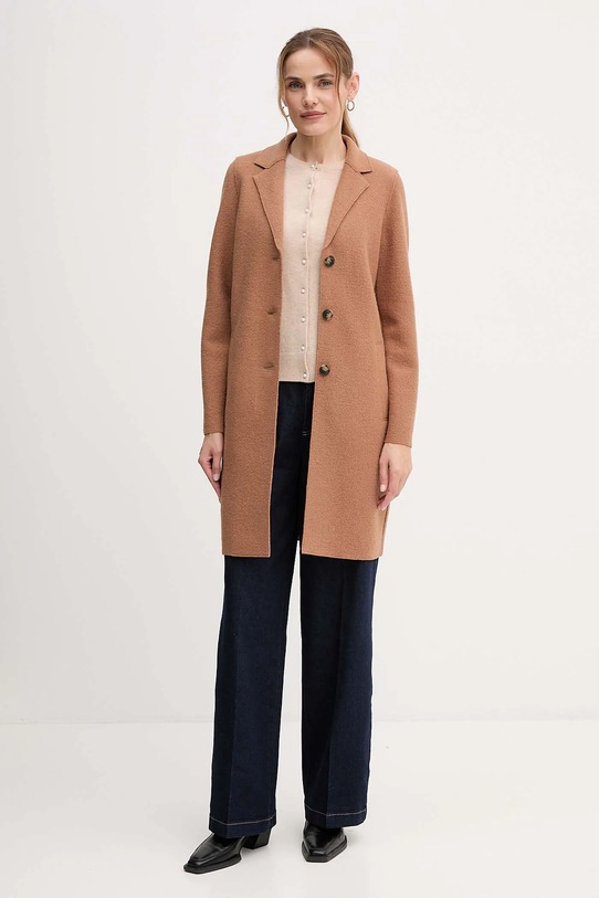 United Colors of Benetton kardigan kaszmirowy 1033D502A beżowy AW25