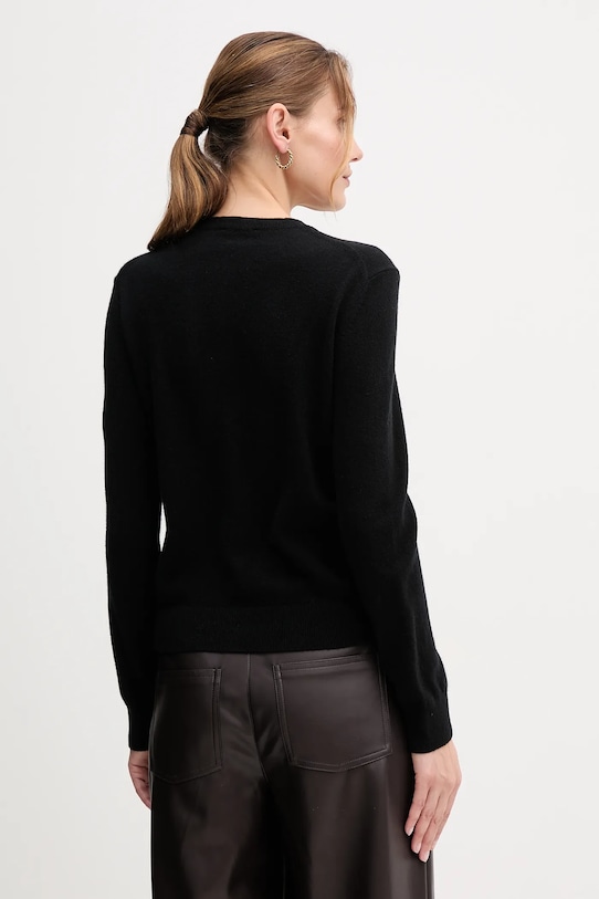 Îmbrăcăminte United Colors of Benetton cardigan din cașmir 1033D502A negru