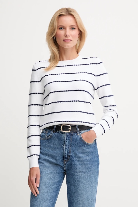 Πουλόβερ United Colors of Benetton άλλο λευκό 104ME10EB