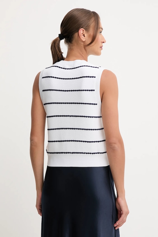 Odzież United Colors of Benetton top 104ME10EC biały