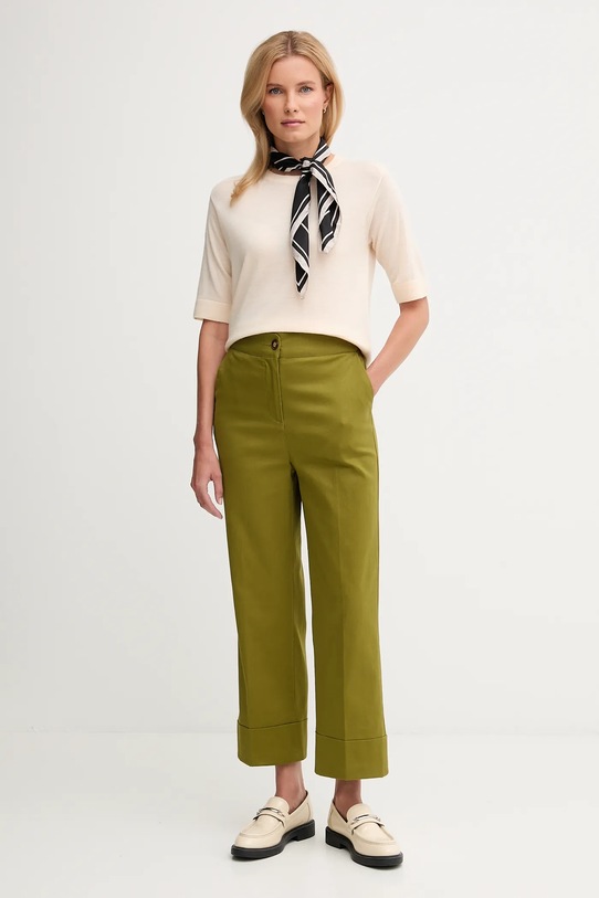 United Colors of Benetton sweter wełniany 11AHD10E6 beżowy AW25