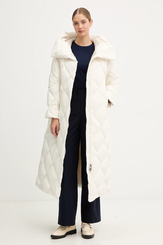 United Colors of Benetton sweter wełniany 11AHD10E6 granatowy AW25