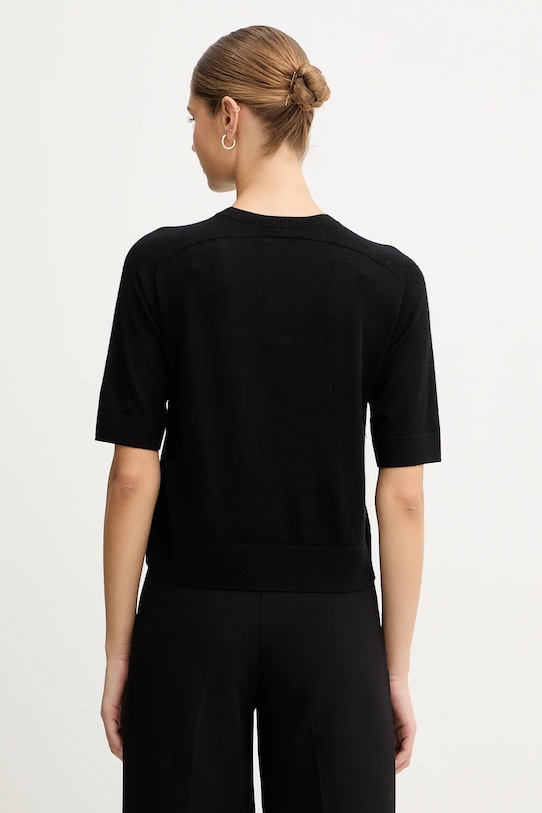 Odzież United Colors of Benetton sweter wełniany 11AHD10E6 czarny