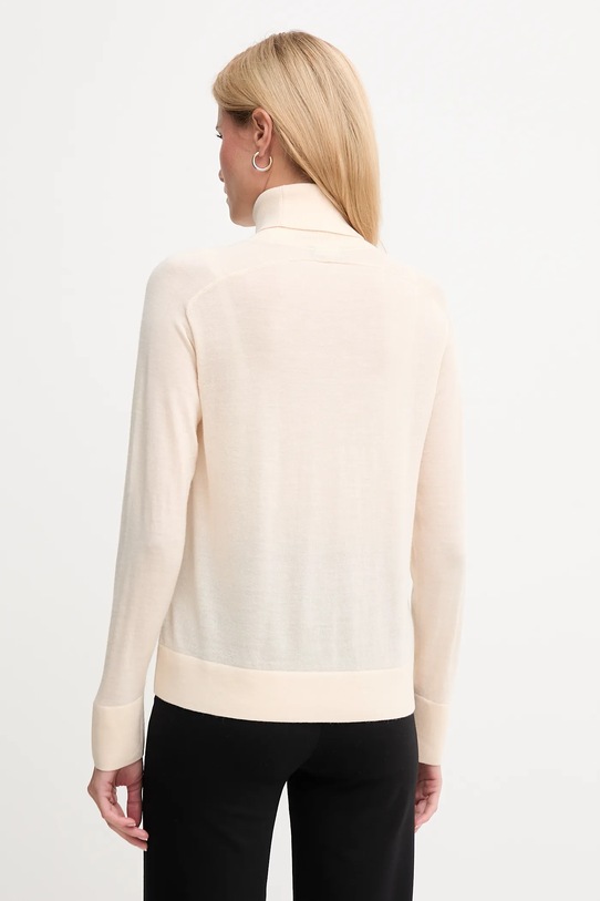 Odzież United Colors of Benetton sweter wełniany 11AHD203Y beżowy