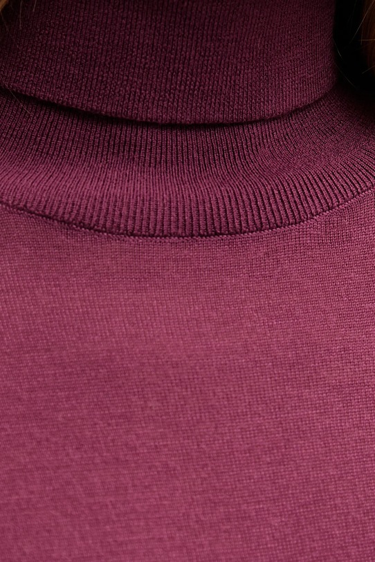 Vlnený sveter United Colors of Benetton 11AHD203Y fialová