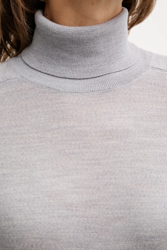 Шерстяной свитер United Colors of Benetton 11AHD203Y серый