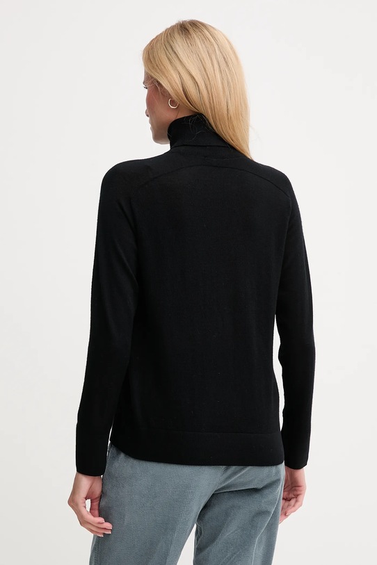 Odzież United Colors of Benetton sweter wełniany 11AHD203Y czarny
