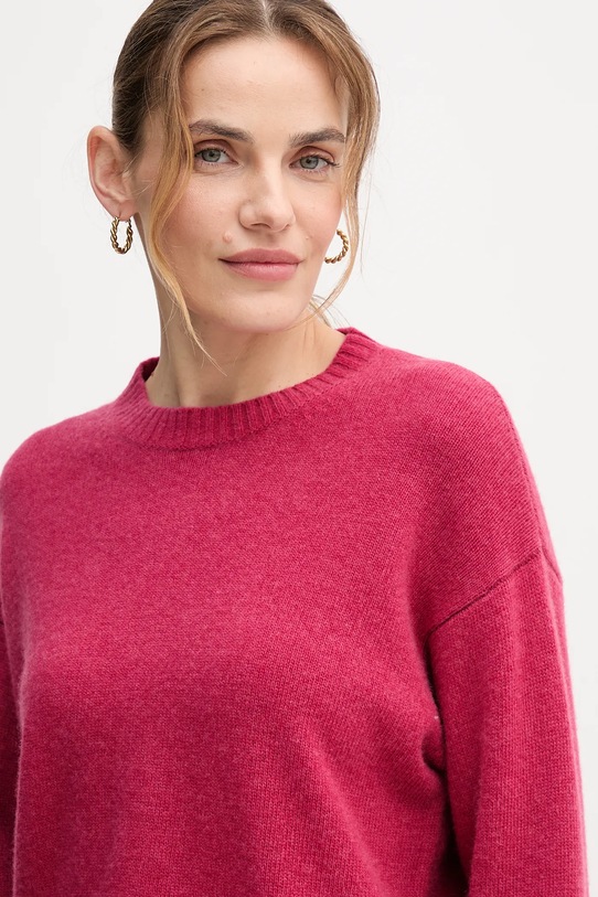 United Colors of Benetton pulover din amestec de lână roz 1244D10BC
