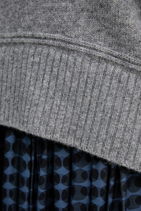 United Colors of Benetton sweter z dodatkiem wełny 1244D10BC szary