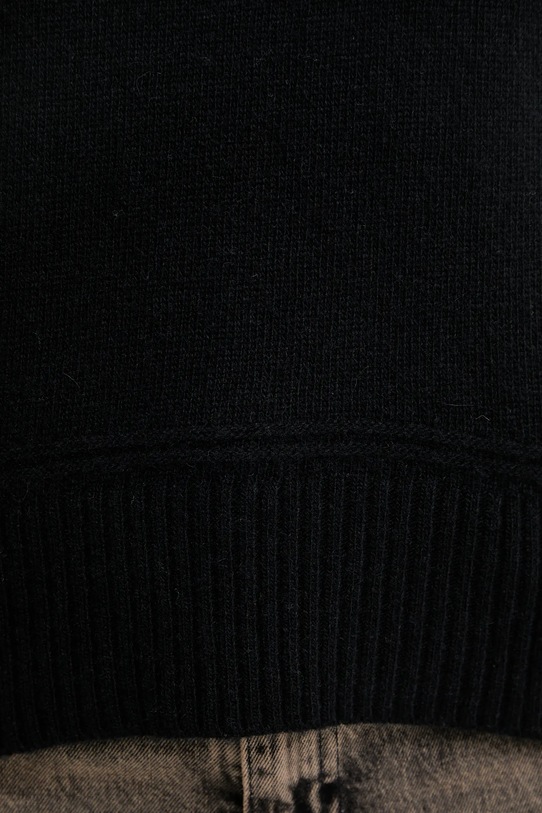 United Colors of Benetton sweter z dodatkiem wełny 1244D10BC czarny
