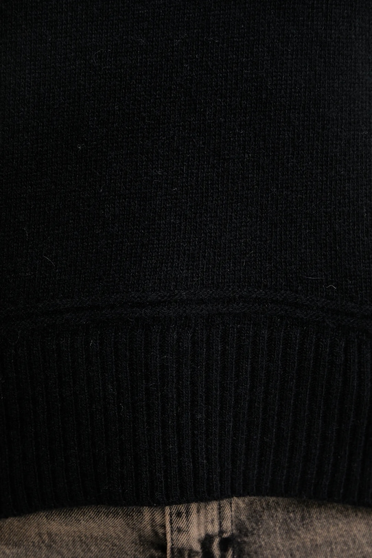 United Colors of Benetton sweter z dodatkiem wełny 1244D10BC czarny