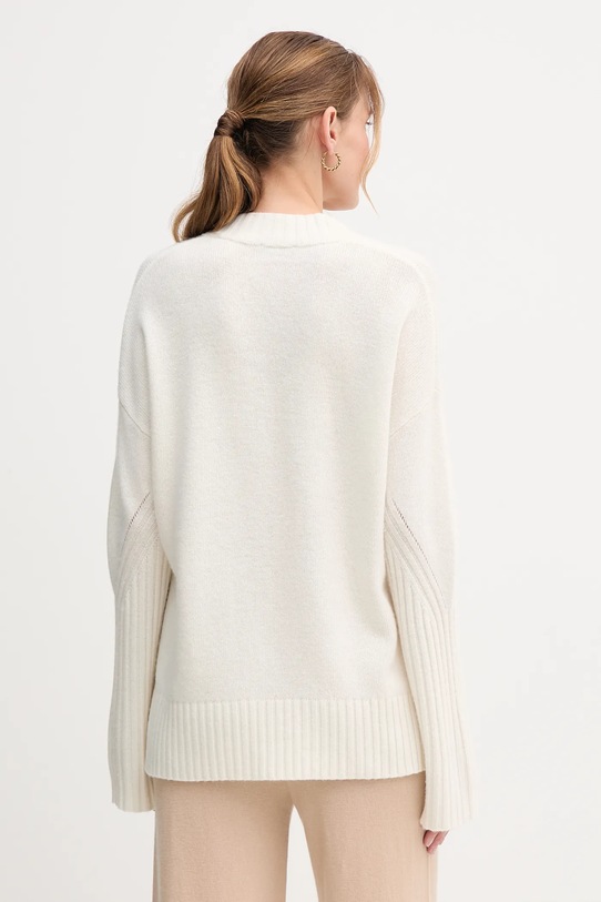 Îmbrăcăminte United Colors of Benetton pulover din amestec de lână 1244D403A crem