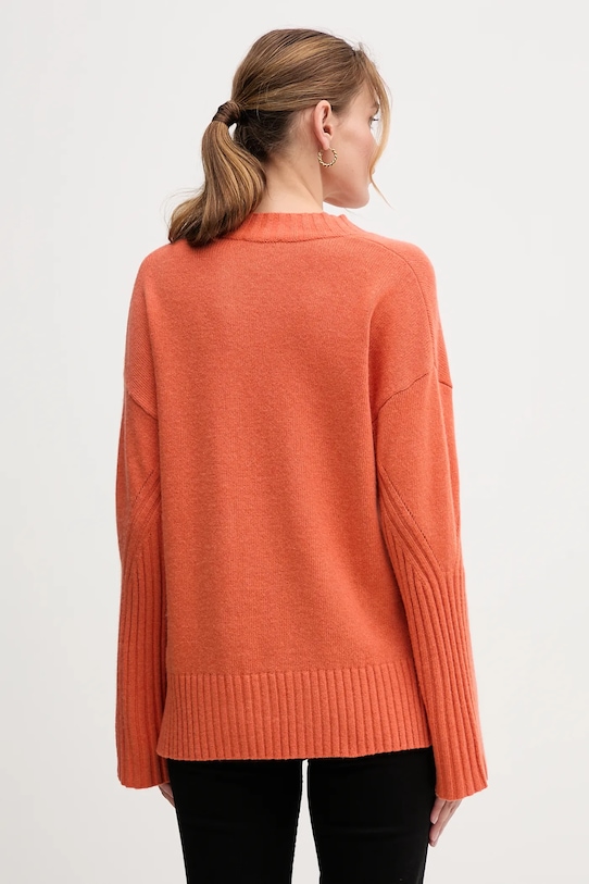 Одежда Свитер с добавлением шерсти United Colors of Benetton 1244D403A оранжевый