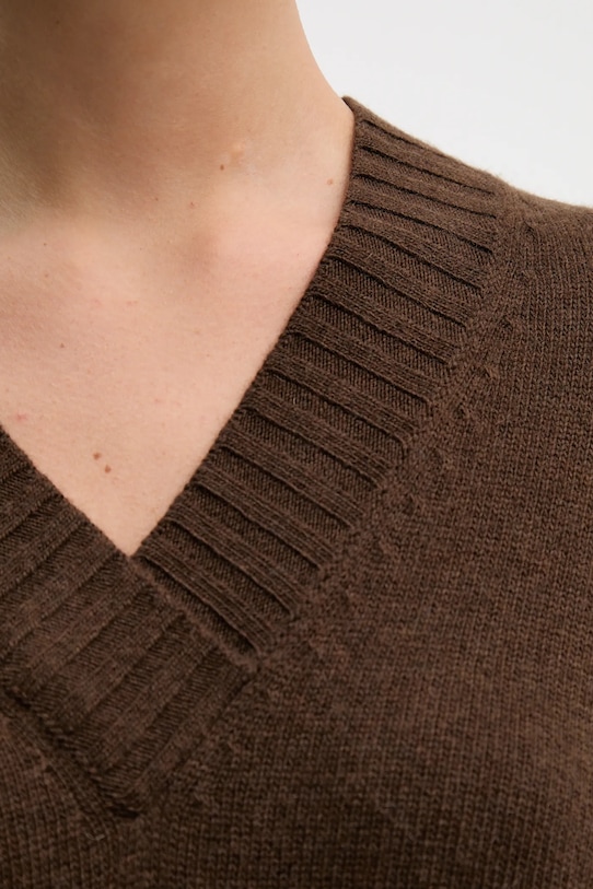 United Colors of Benetton sweter z dodatkiem wełny 1244D403A zielony