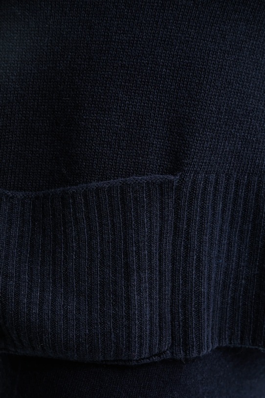United Colors of Benetton sweter z dodatkiem wełny 126WD10E4 granatowy
