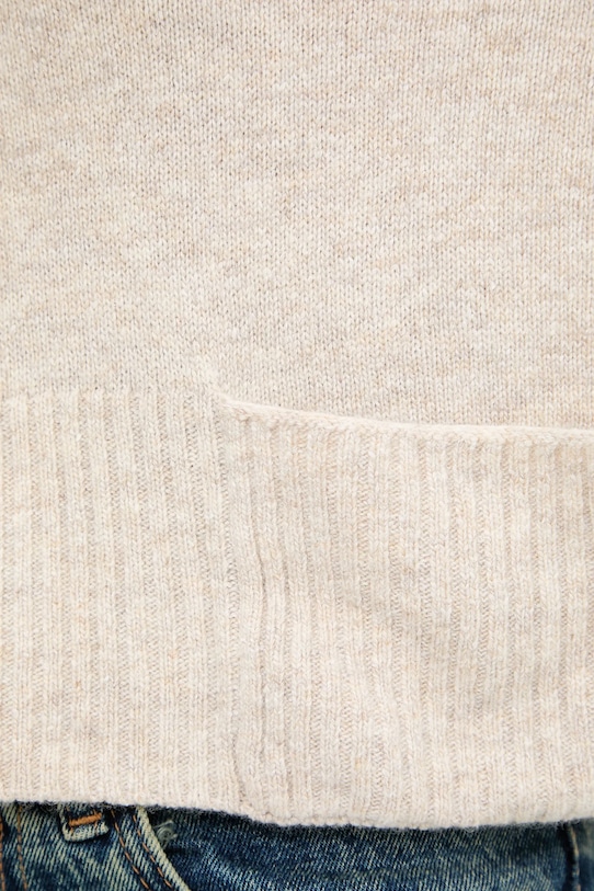 Sveter s prímesou vlny United Colors of Benetton 126WD10E4 béžová